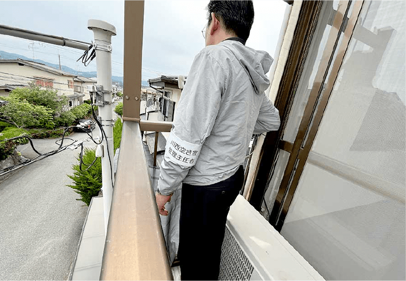 ベランダやバルコニーの確認・清掃